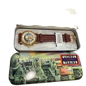 VINTAGE Legendary Lionel Trains Collectible Wrist Watch New In Box Never Used